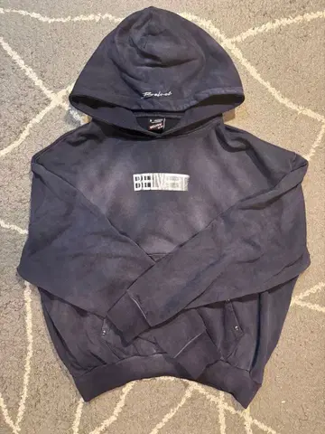 Belvet 다크 블루 후드티