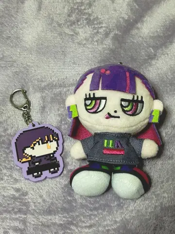 계속 한밤중이면 좋을 텐데 러버 키링 미러튠 니라짱 인형