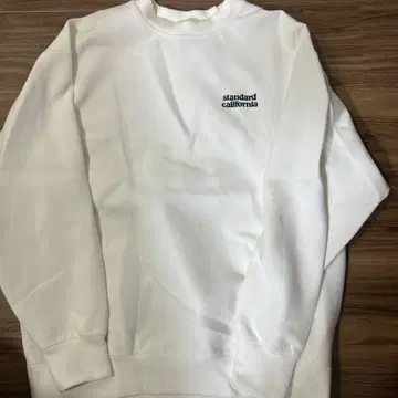 standard california 화이트 트레이닝복