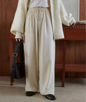 discoat 디스코트 드레이프감 이지 팬츠 TM 아이보리 새상품