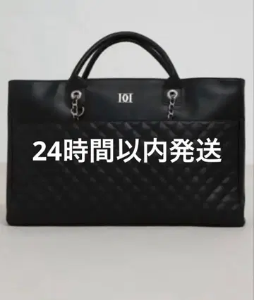 Darich 다리치 DD 퀼팅 와이드 멀티 토트백 BLACK