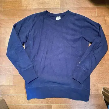 챔피온 네이비 리버스 위브 L 무지