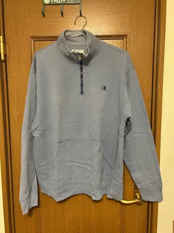 Champion 하프 지퍼 트레이닝복 블루