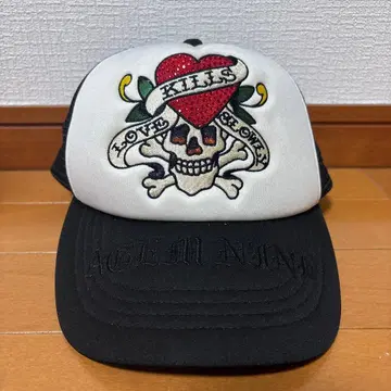 A'GEM/9 x .kom Ed Hardy 메쉬 캡