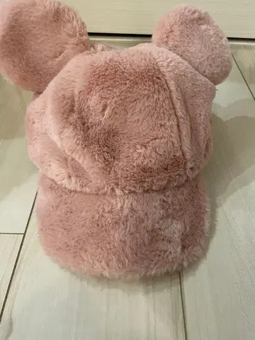 미키 귀 달린 핑크 캡