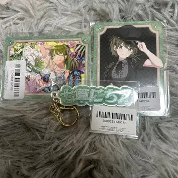 FAM 복권 샤니마스 나나쿠사 니치카 트레이딩 카드 세트 캔뱃지