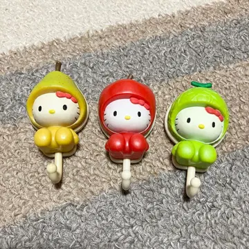 [레어] 헬로키티 후르츠 마그넷 낫짱 3개 세트