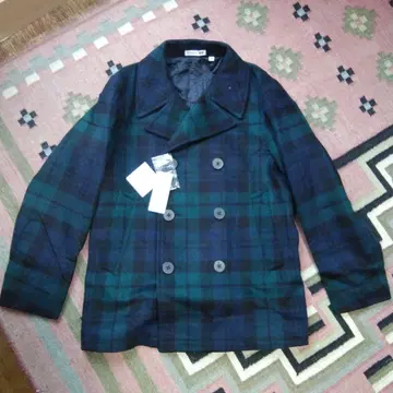 유니클로 JWA 피 코트 블랙워치