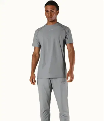 LYFT 백 메쉬 스트레치 슬림 티셔츠