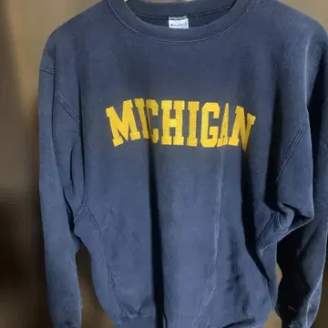 챔피온 리버스 위브 MICHIGAN 맨투맨 USA제 X-LARGE