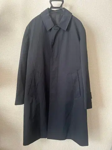 유니클로 블랙 스텐카라 코트 롱 코트