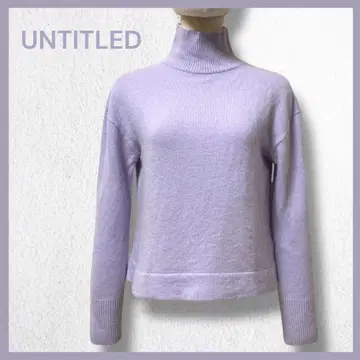 UNTITLED 울 캐시미어 하이넥 니트 스웨터 0 [ 220