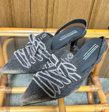 MAISON MAVERICK presents 데님 리본 펌프스 M