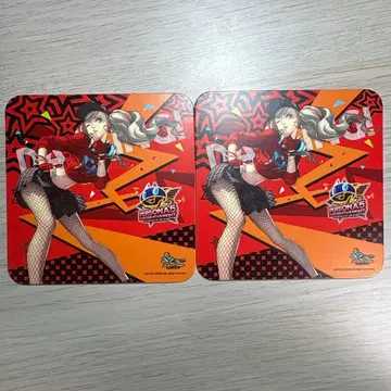 페르소나 5 댄싱 스타나이트 파세라 코스터 타카마키 안 2장 세트