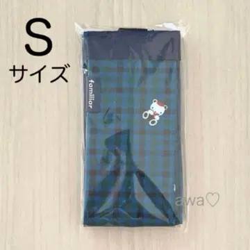 새상품 파밀리아 에코백 파랑 체크