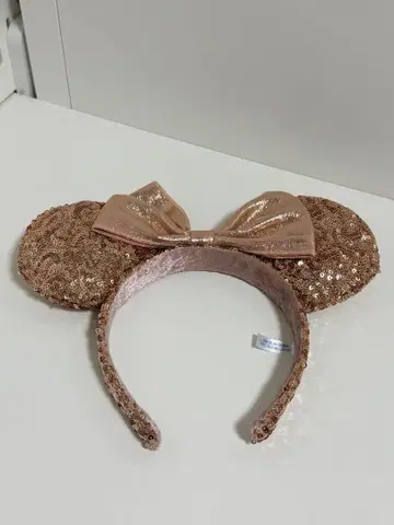 미니 마우스풍 로즈 골드 머리띠