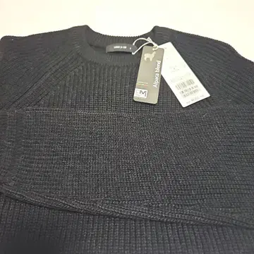 택 포함 새상품 COMME CA ISM 블랙 니트 S