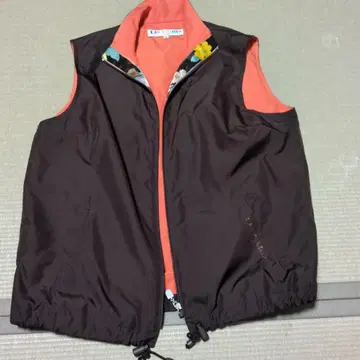 LEONARD SPORT M 사이즈 베스트 브라운/오렌지