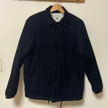 코듀로이 후드 부착 자켓