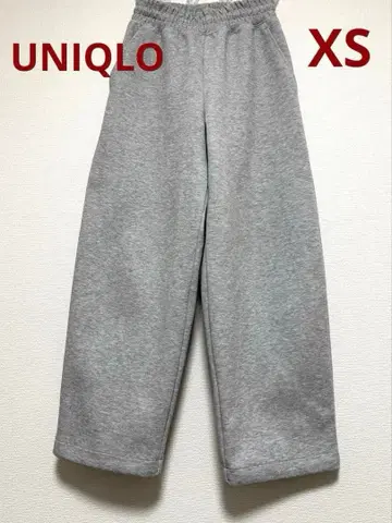 UNIQLO:C 맨투맨 와이드 팬츠 그레이 XS