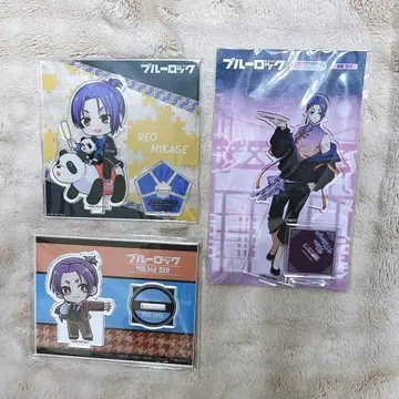 블루 록 아크릴 스탠드 네온 차이나 하나야시키 발렌타인 미카게 레오