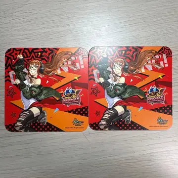 페르소나 5 댄싱 스타나이트 파세라 코스터 사쿠라 후타바 2장 세트