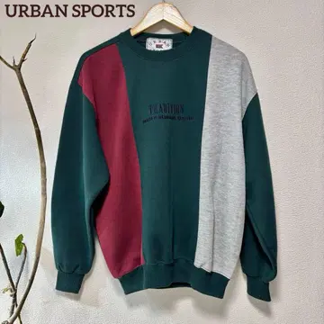 URBAN SPORTS 트리콜로르 맨투맨 L 사이즈