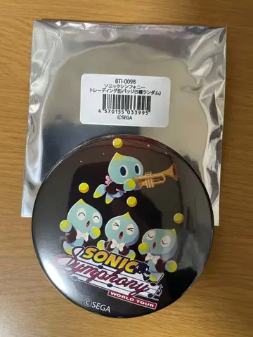 소닉 더 헤지혹 캔뱃지 차오