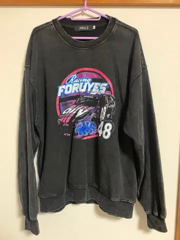 Racing Foruyes 그래픽 맨투맨 구제 의류