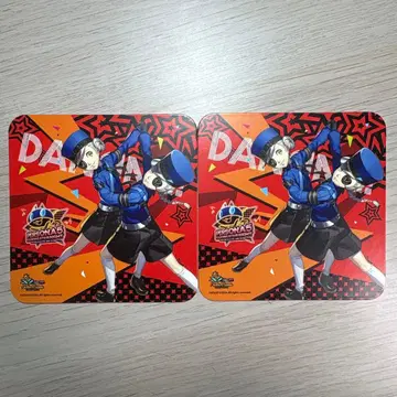 페르소나 5 댄싱 스타 나이트 파세라 코스터 쥬스카로 2장 세트