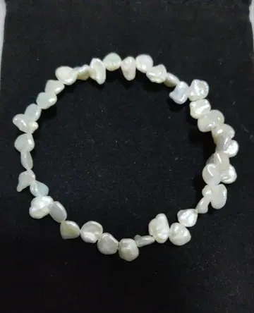 담수 양귀비 펄 팔찌 프리 사이즈 형상 기억