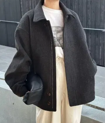 selectMOCA by son 빅 실루엣 미들 코트