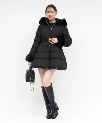 ROYAL PARTY 드레스 미들 패딩 코트