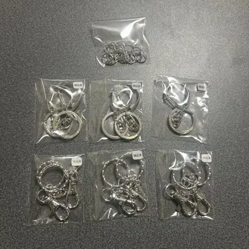 파츠랜드 고베 키링 참 부품 핸드메이드 오링 실버