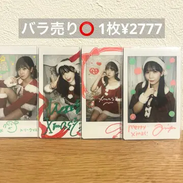 yosugala 사인 포함 크리스마스 폴라로이드