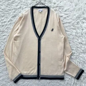 agnes b. Lezard 자수 긴팔 가디건