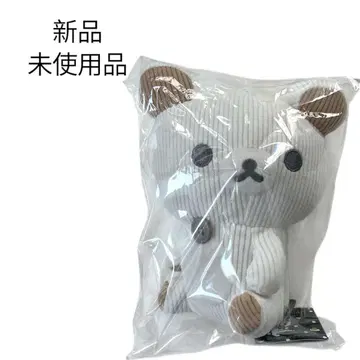 리락쿠마 흑백 리락쿠마 봉제 인형 산엑스 코듀로이