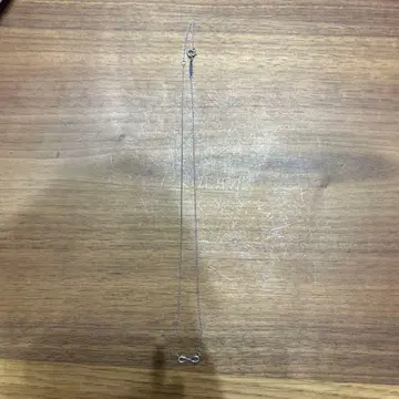 실버 무한대 모티브 목걸이