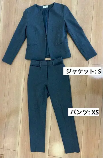 PLST 세트업 노카라 자켓 팬츠 웜 리저브