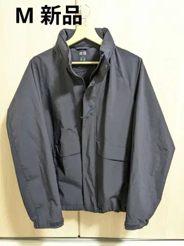 미사용 새상품 윈드프루프 스탠드 블루종 UNIQLO 네이비