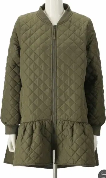 앤드러브 솜 플레어 블루종 카키 L 사이즈