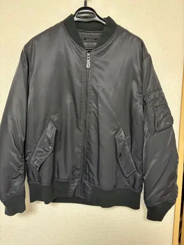 UNIQLO MA-1 플라이트 자켓 블랙 XL