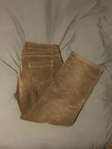 브라운 스트레이트 팬츠