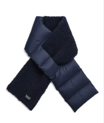 TAION 비대칭 보아 머플러 네이비