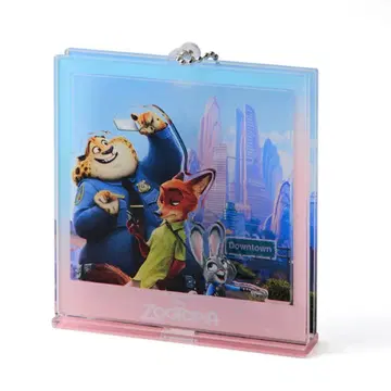 주토피아 아크릴 키링 키체인 사진 프레임풍