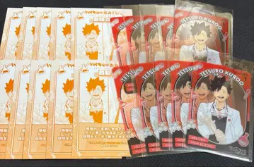 하이큐 쇼와노트 복권 클리어 카드 쿠로오 테츠로 10장 세트