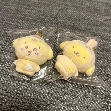 치이카와 산리오 시크릿 플로키 마스코트 참 토끼 푸딩