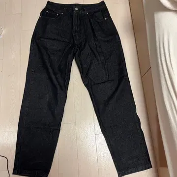 다크 데님 스트레이트 팬츠 허리 80cm