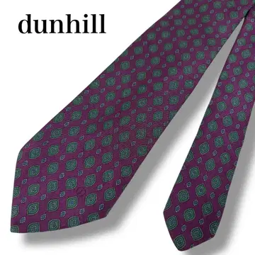 컨디션 최상 dunhill 던힐 실크 100% 다크 퍼플