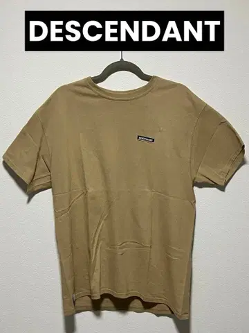 DESCENDANT 디센던트 베이지 T셔츠 반팔